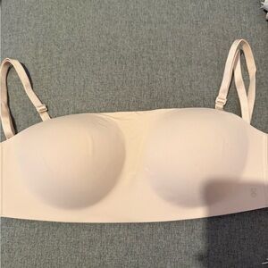 BNWT NEW Victoria's Secret Comfort Wireless Push-Up Strapless Bra 34DD Nude
